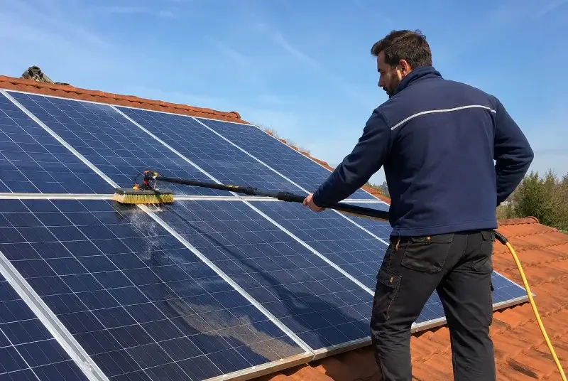 Nettoyage et entretien de panneaux solaires à Saint-Vincent